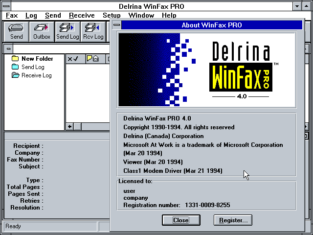 WinFax Pro 4